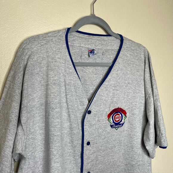 Vintage 90s The Game Chicago Cubs Baseball Jersey Limited Edition Men XL FLAWS - Picture 2 of 16